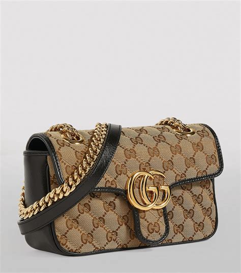 gucci marmont small gg canvas shoulder bag|GG Marmont matelassé small bag.